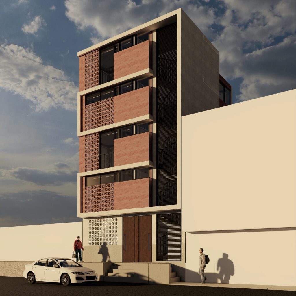 Diseño arquitectónico de edificio