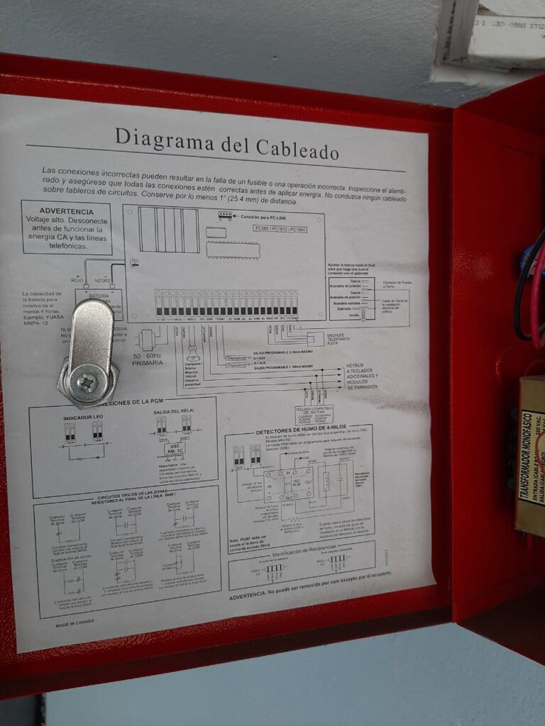 Instalación de sistema contra incendio